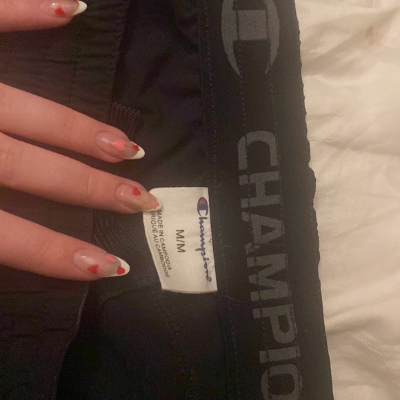 Champion parachute running/jogging pants with zip bottoms and drawstring top💚 - Picture 4 of 6